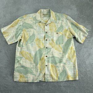 Paradise Coves Mens XL 100% Silk Hawaiian Shirt  2336